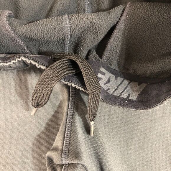 Nike Pants Men Large Black Joggers Sweatpants Therma-Fit Basketball Swoosh Logo - Picture 7 of 13